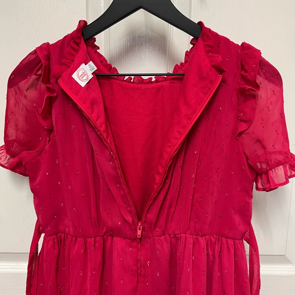 Wonder Nation Charming Pink Ruffle Kids Dress - Picture 11 of 15
